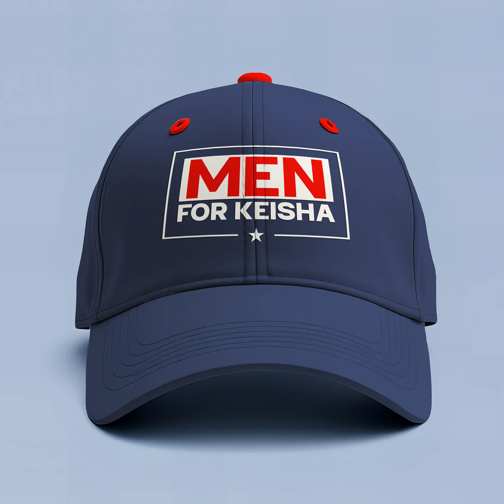 Men for Keisha – Campaign Cap – Navy - Image 2