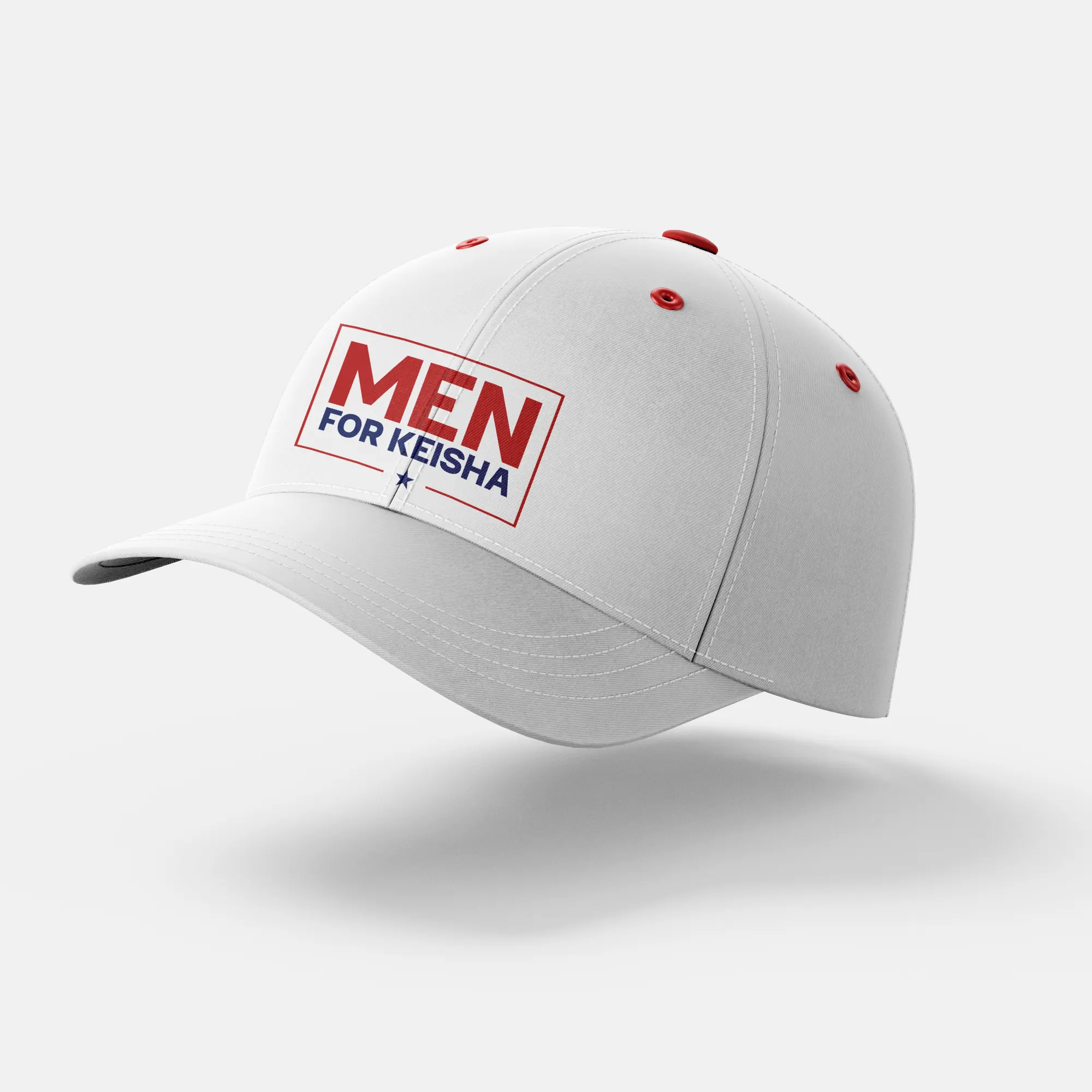 Men for Keisha – Campaign Cap – White