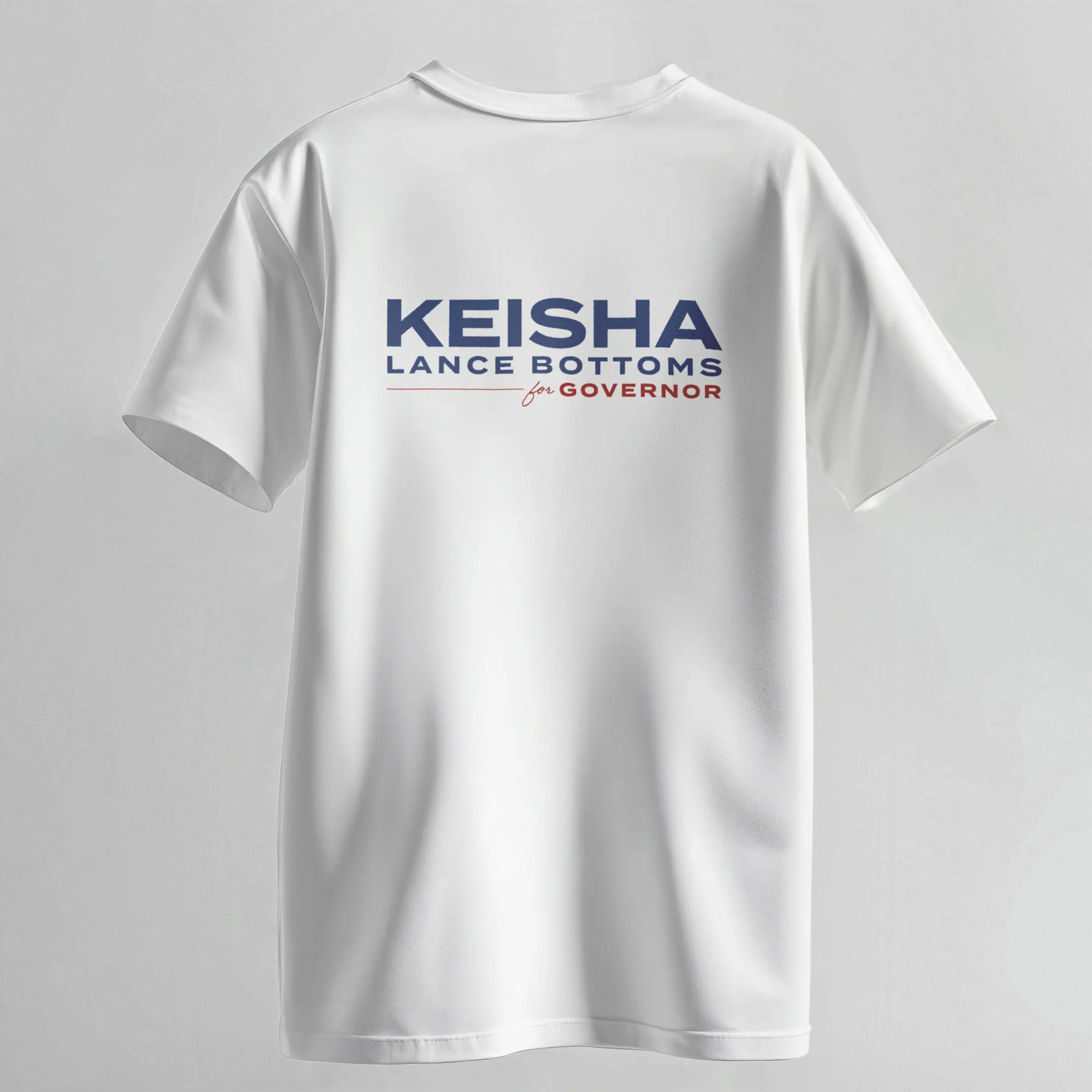 Men for Keisha – Unisex Tshirt – White - Image 2